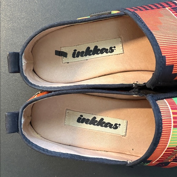 Inkkas Orange and Green Kento-style Espadrille - Picture 6 of 9